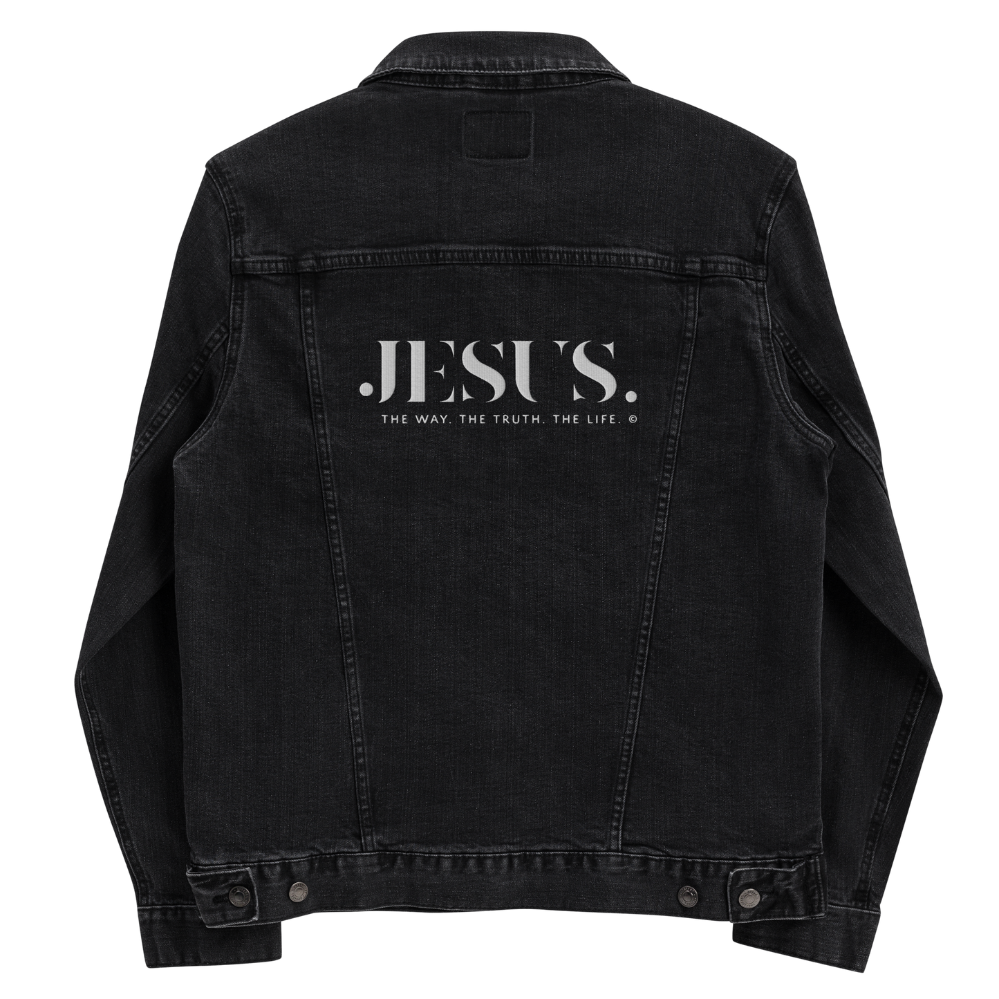 Jesus unisex denim jacket